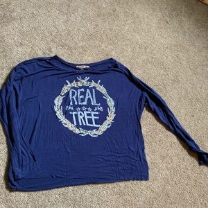 Real tree pajama top (D129)